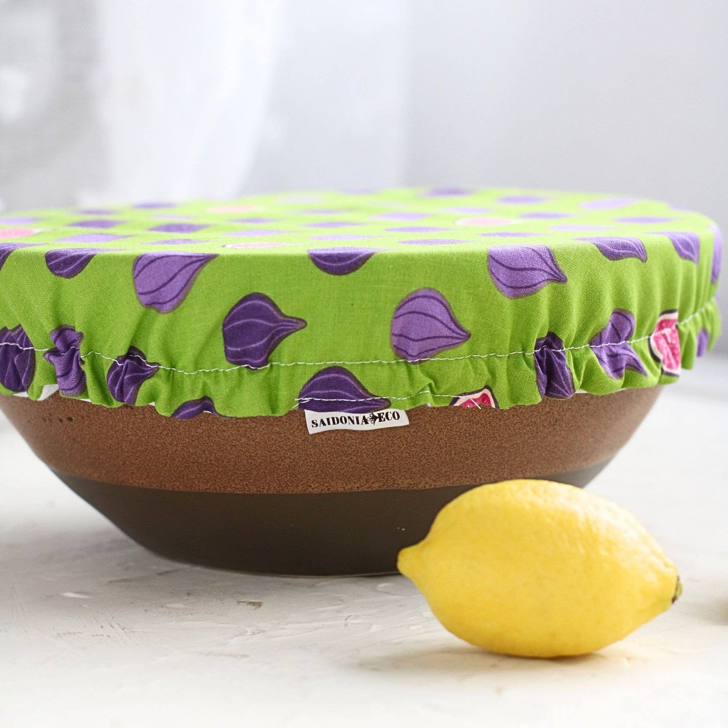 Reusable Bowl and Plate Cover ⋆ Figs | 100% Cotton Fabric