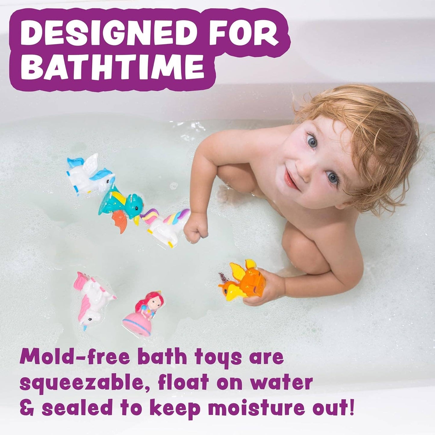 Tub Works® Fantasy™ Mold Free Bath Toys