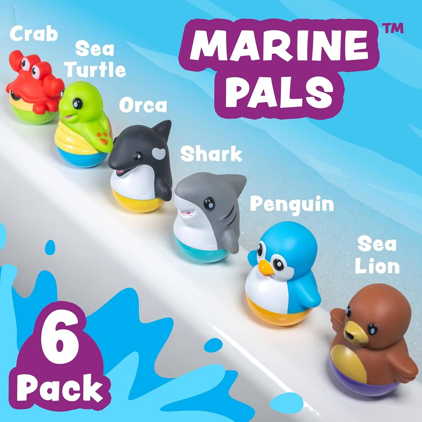 Tub Works® Tub Bobbers™ Watertight Bath Toys