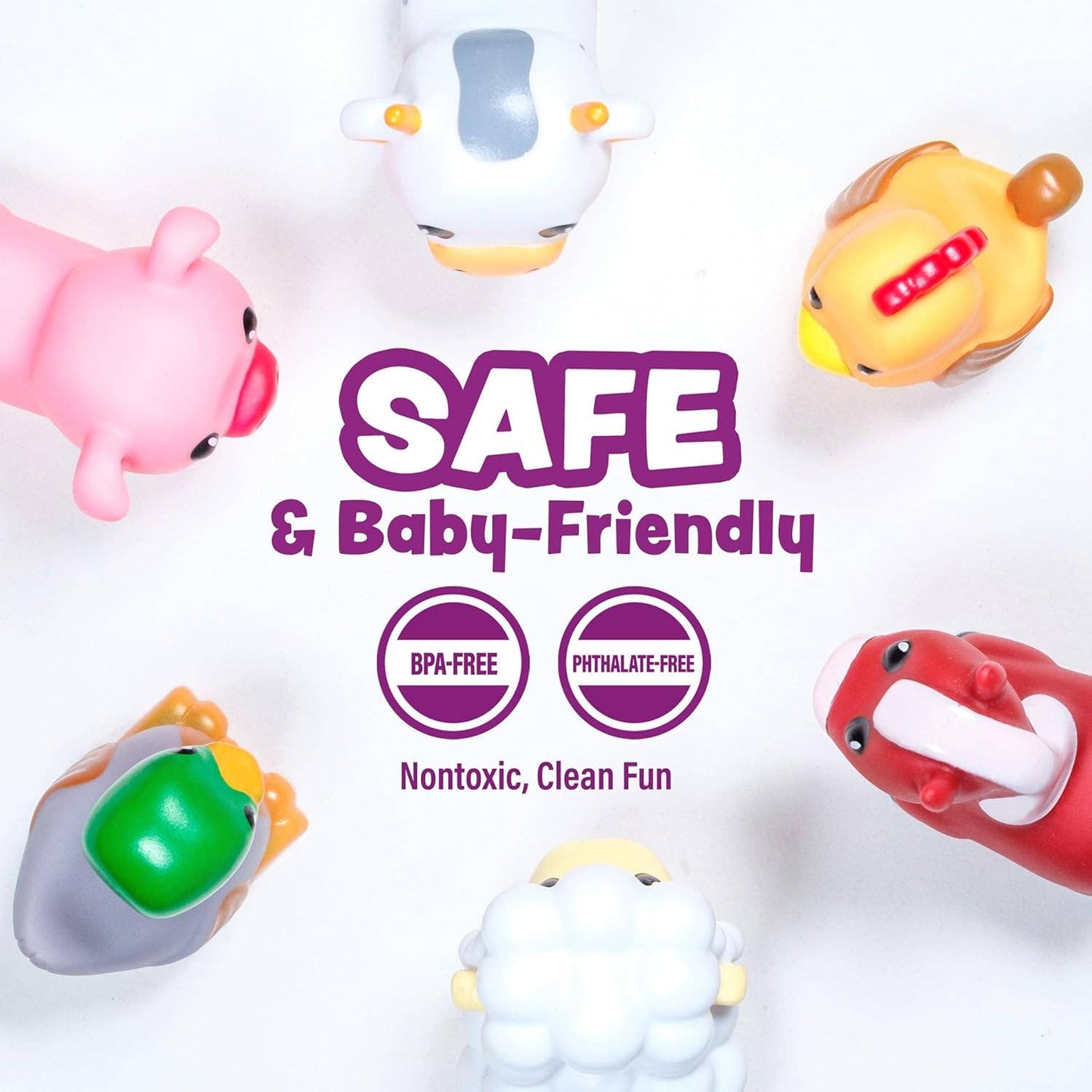Tub Works® Barnyard™ Mold Free Bath Toys
