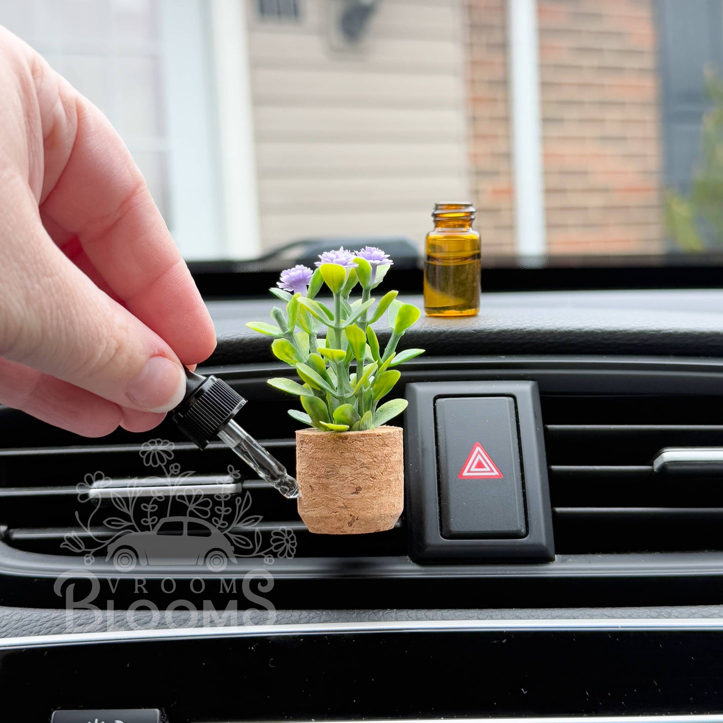 Flower Car Vent Clip Air Freshener Diffuser (Reusable)