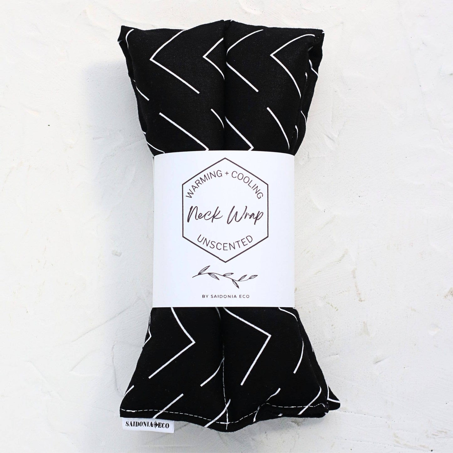 Lumbar Microwavable Heating Pad ⋆ Black Mudcloth