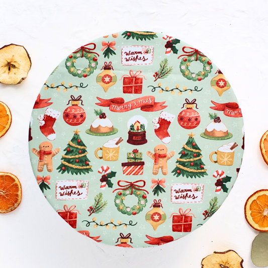Reusable Bowl Cover ⋆ Christmas Baking