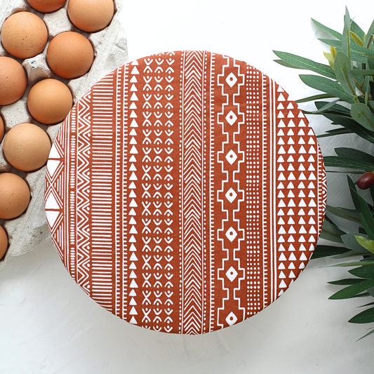 Reusable Cotton Bowl Cover ⋆ Motif Stripes