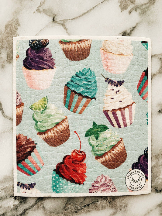 Swedish Dish Cloth, You Had Me at Cupcake